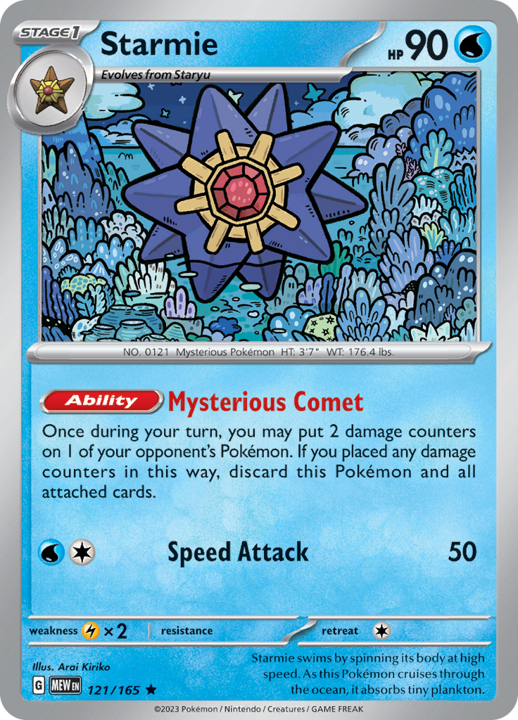 Starmie (121/165) [Scarlet & Violet 151] | Exor Games Summserside