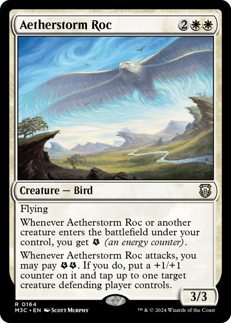 Aetherstorm Roc (Ripple Foil) [Modern Horizons 3 Commander] | Exor Games Summserside