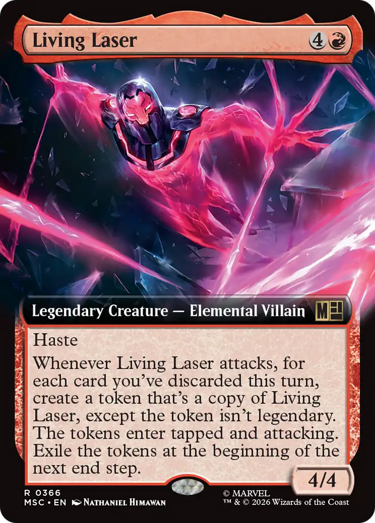 Living Laser (Extended Art) [Marvel Super Heroes Commander] | Exor Games Summserside