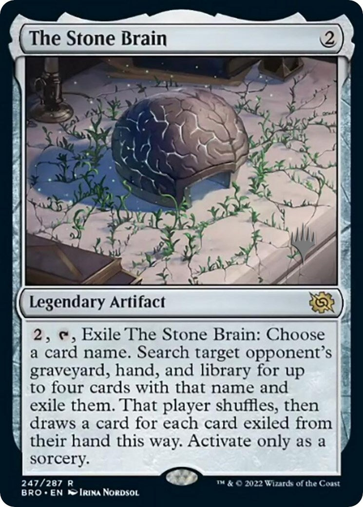 The Stone Brain (Promo Pack) [The Brothers' War Promos] | Exor Games Summserside