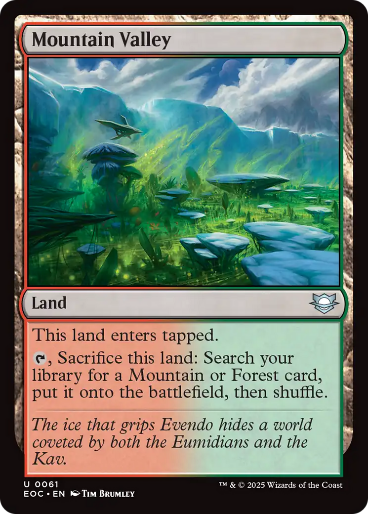 Mountain Valley [Edge of Eternities Commander] | Exor Games Summserside