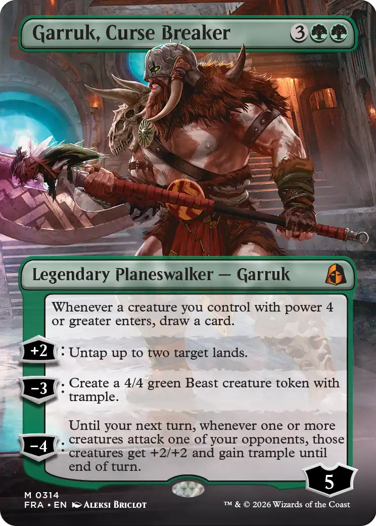 Garruk, Curse Breaker (Borderless) [Reality Fracture] | Exor Games Summserside