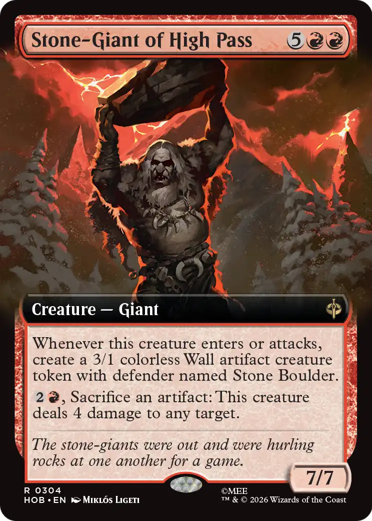 Stone-Giant of High Pass (Extended Art) [The Hobbit] | Exor Games Summserside