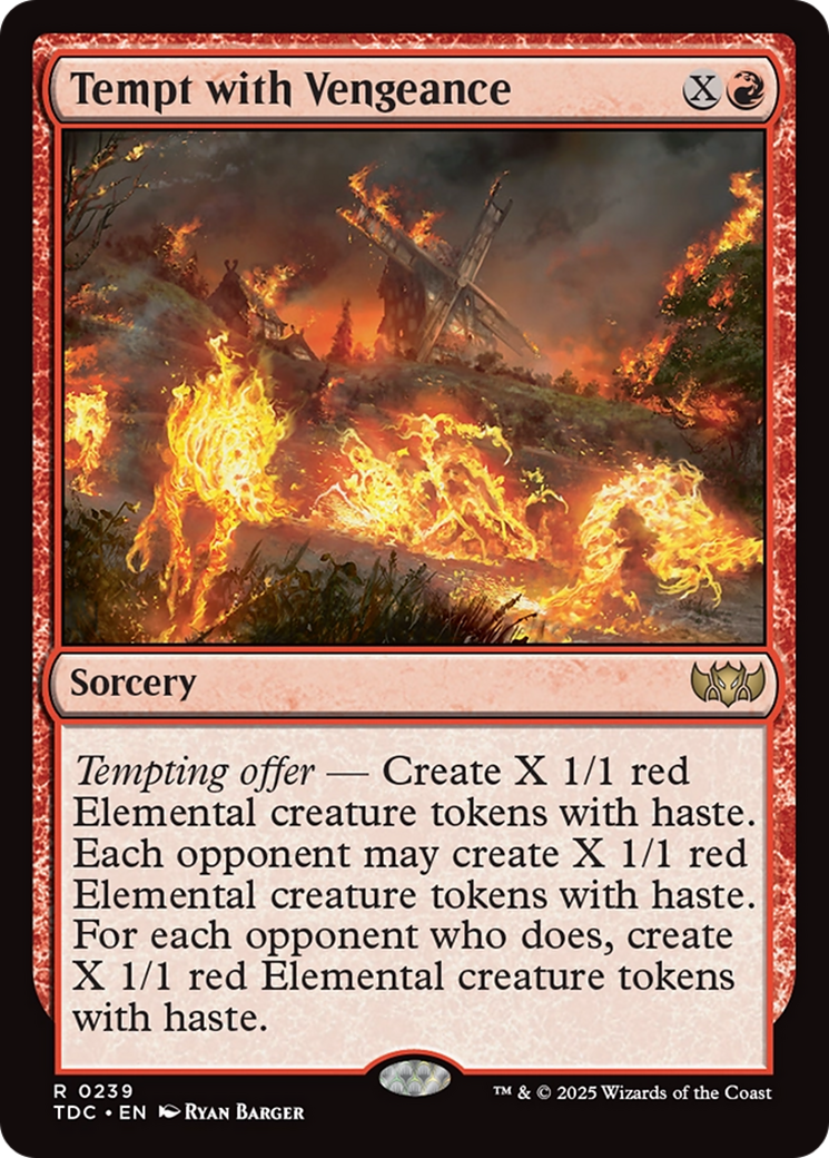 Tempt with Vengeance [Tarkir: Dragonstorm Commander] | Exor Games Summserside