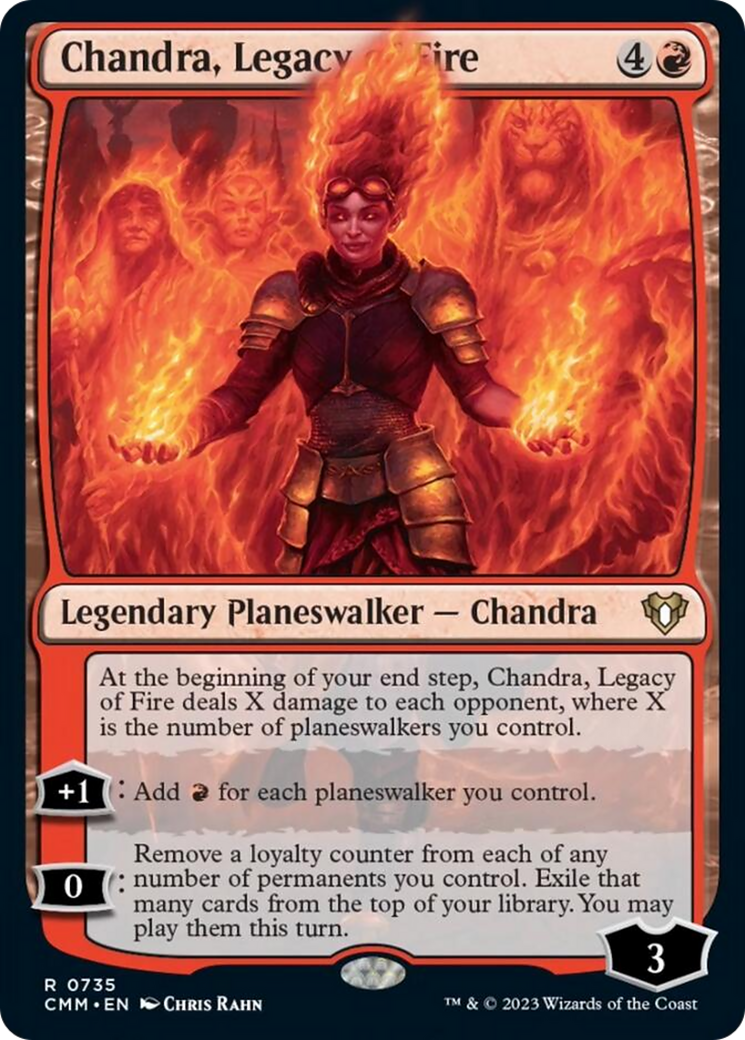 Chandra, Legacy of Fire [Commander Masters] | Exor Games Summserside