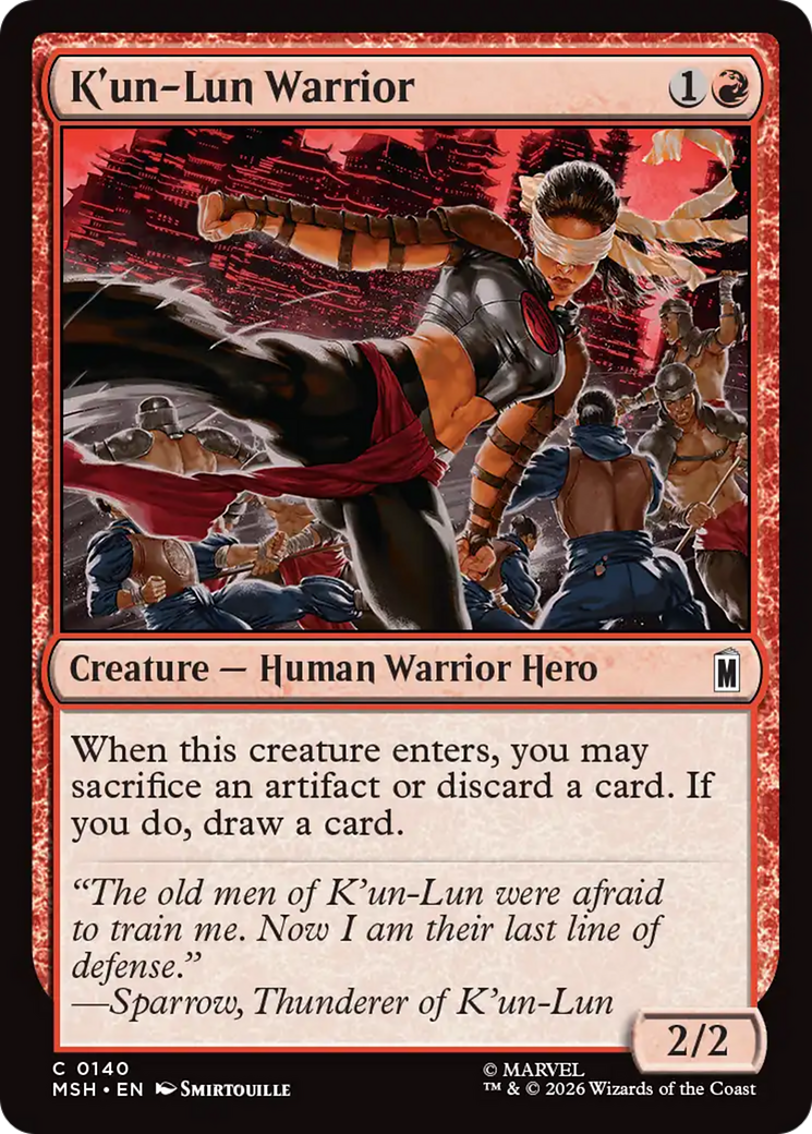 K'un-Lun Warrior [Marvel Super Heroes] | Exor Games Summserside