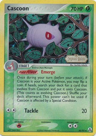 Cascoon (30/92) (Stamped) [EX: Legend Maker] | Exor Games Summserside