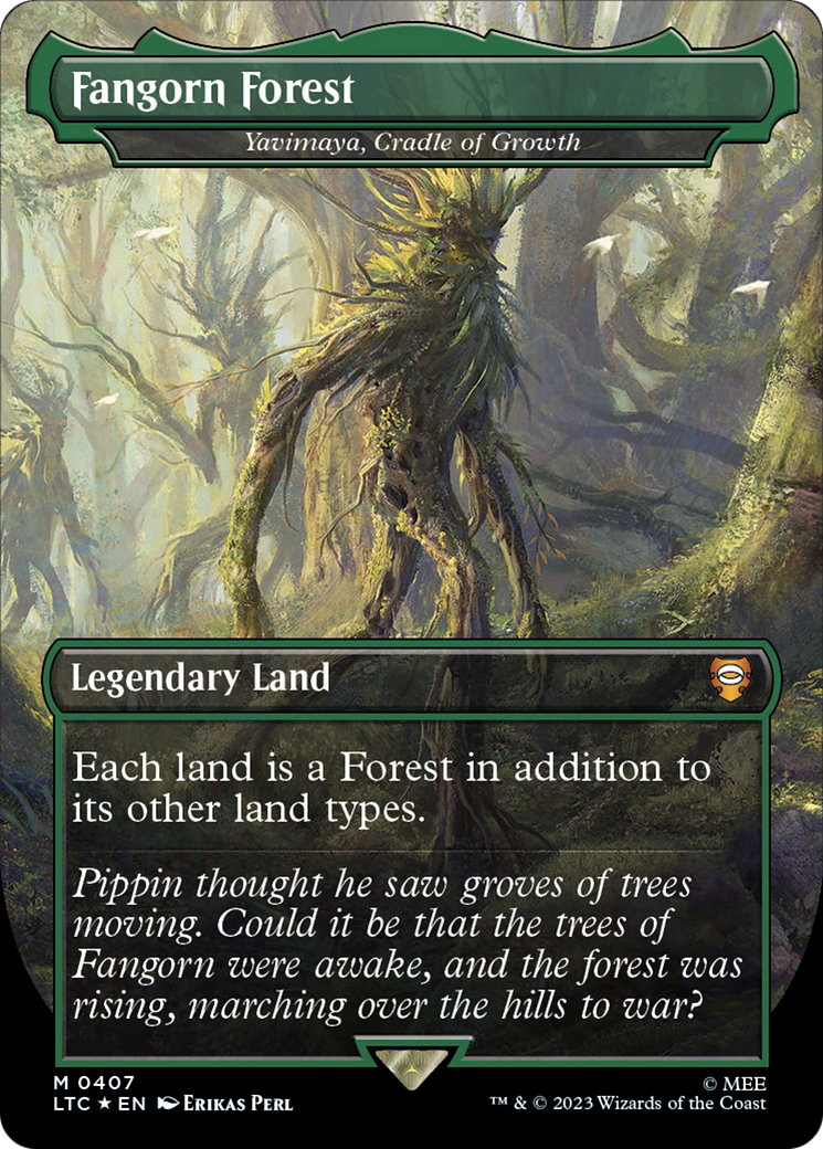 Fangorn Forest - Yavimaya, Cradle of Growth (Surge Foil Realms and Relics) [The Lord of the Rings: Tales of Middle-Earth Commander] | Exor Games Summserside