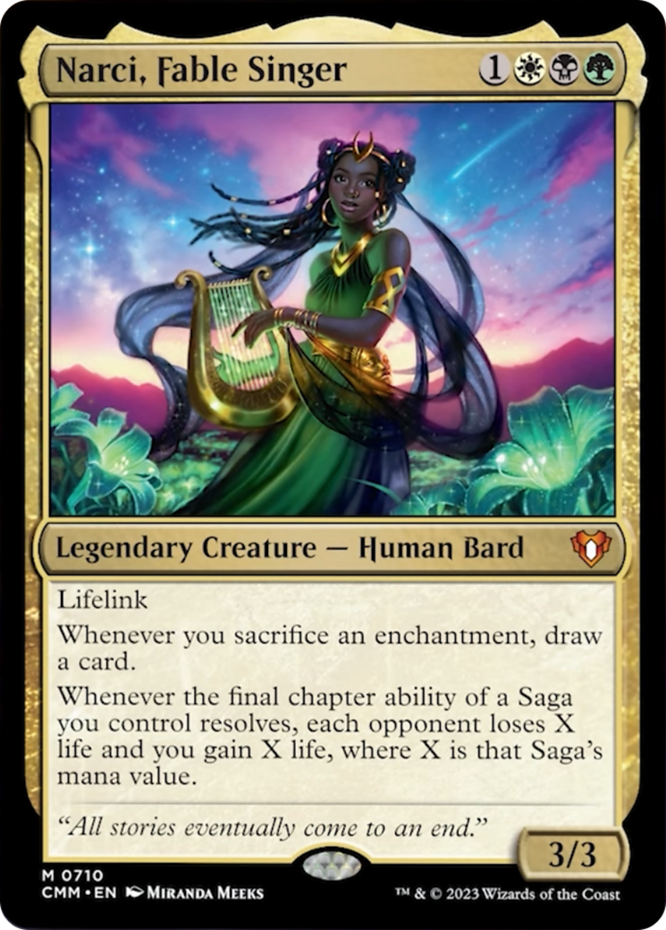 Narci, Fable Singer [Commander Masters] | Exor Games Summserside