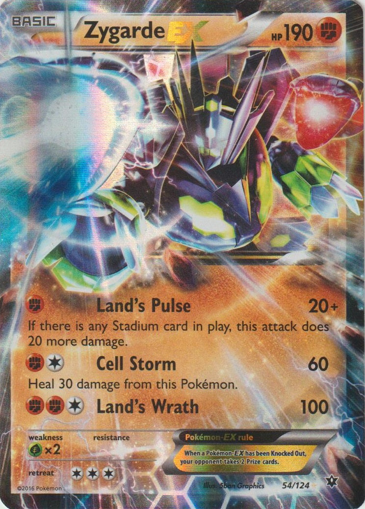 Zygarde EX (054/124) (Jumbo Card) [XY: Fates Collide] | Exor Games Summserside