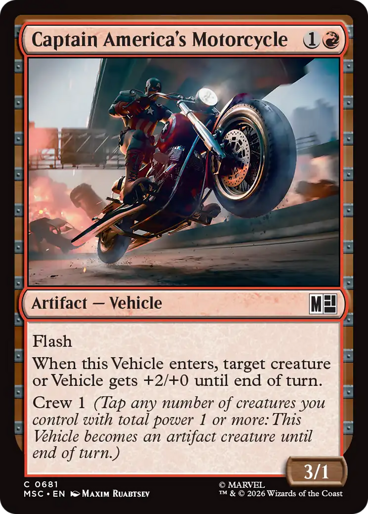 Captain America's Motorcycle [Marvel Super Heroes Commander] | Exor Games Summserside