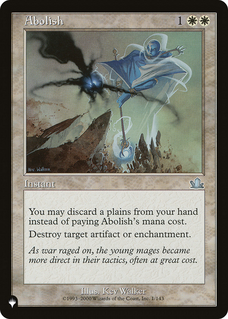 Abolish [The List Reprints] | Exor Games Summserside