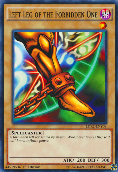 Left Leg of the Forbidden One [LDK2-ENY08] Common | Exor Games Summserside
