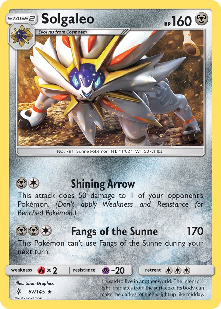 Solgaleo (87/145) (Theme Deck Exclusive) [Sun & Moon: Guardians Rising] | Exor Games Summserside