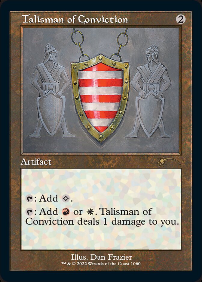 Talisman of Conviction (Foil Etched) [Secret Lair Drop Series] | Exor Games Summserside