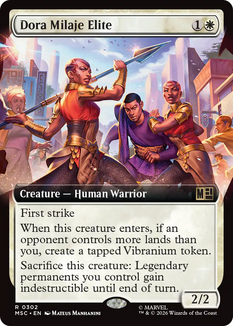 Dora Milaje Elite (Extended Art) [Marvel Super Heroes Commander] | Exor Games Summserside
