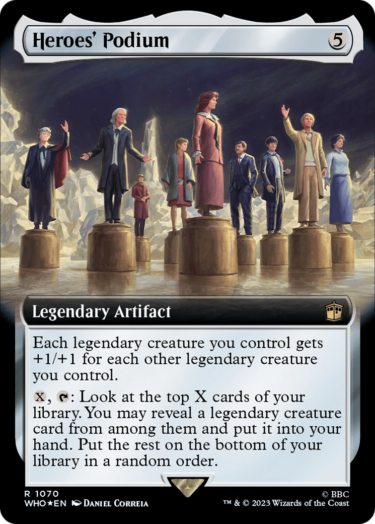 Heroes' Podium (Extended Art) (Surge Foil) [Doctor Who] | Exor Games Summserside