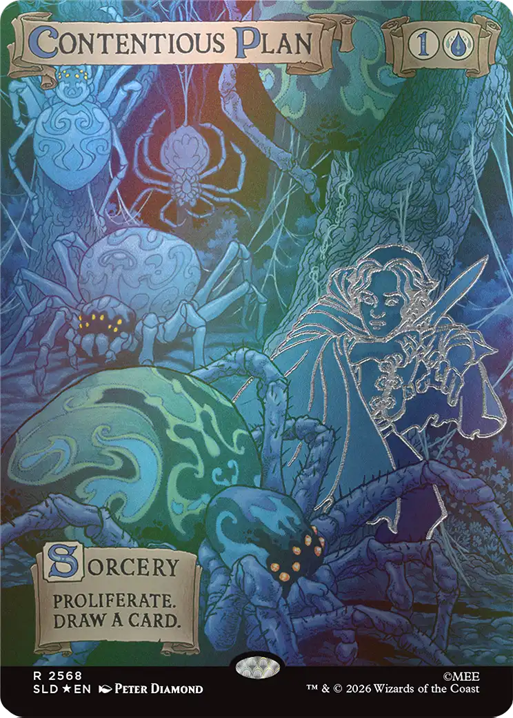 Contentious Plan (Out Of Sight Foil) [Secret Lair Drop Series] | Exor Games Summserside