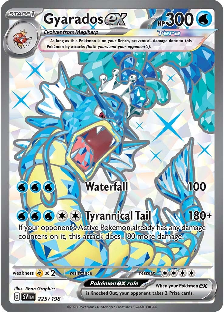 Gyarados ex (225/198) [Scarlet & Violet: Base Set] | Exor Games Summserside