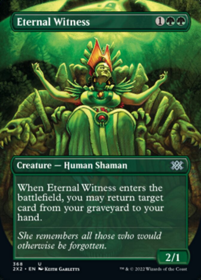 Eternal Witness (Borderless Alternate Art) [Double Masters 2022] | Exor Games Summserside