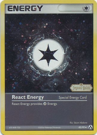 React Energy (82/92) (Stamped) [EX: Legend Maker] | Exor Games Summserside
