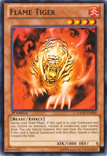 Flame Tiger [GAOV-EN039] Common | Exor Games Summserside