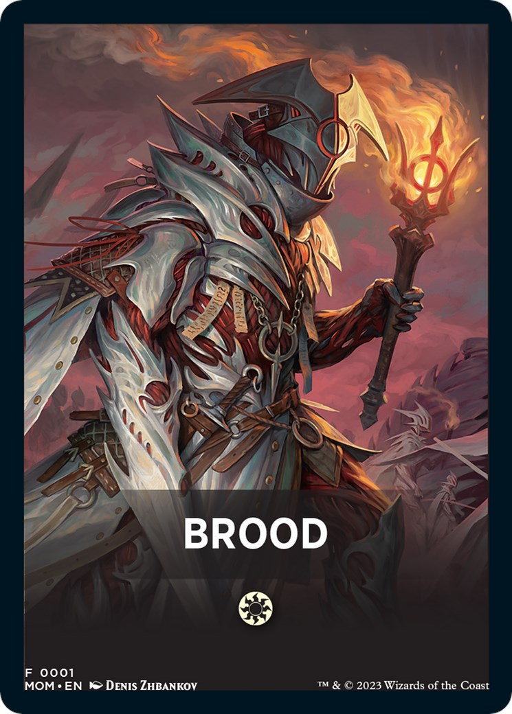 Brood Theme Card [March of the Machine Tokens] | Exor Games Summserside