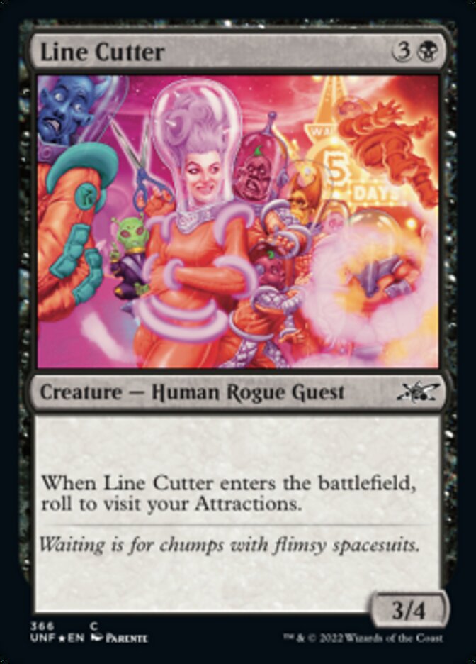 Line Cutter (Galaxy Foil) [Unfinity] | Exor Games Summserside