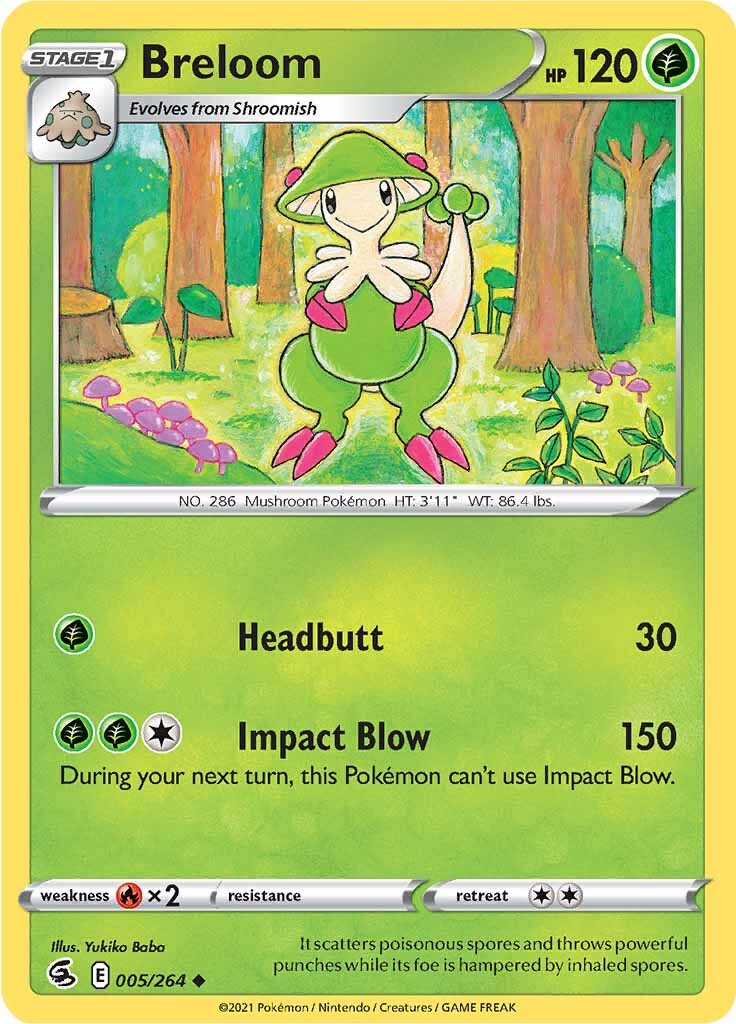 Breloom (005/264) [Sword & Shield: Fusion Strike] | Exor Games Summserside