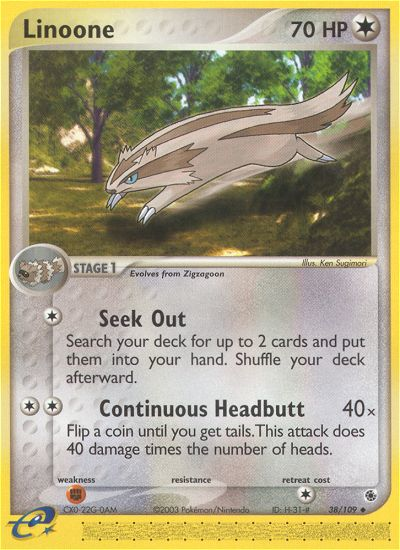 Linoone (38/109) [EX: Ruby & Sapphire] | Exor Games Summserside