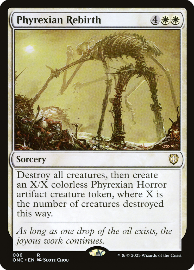 Phyrexian Rebirth [Phyrexia: All Will Be One Commander] | Exor Games Summserside