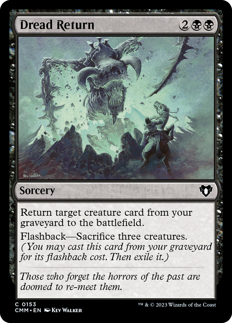 Dread Return [Commander Masters] | Exor Games Summserside