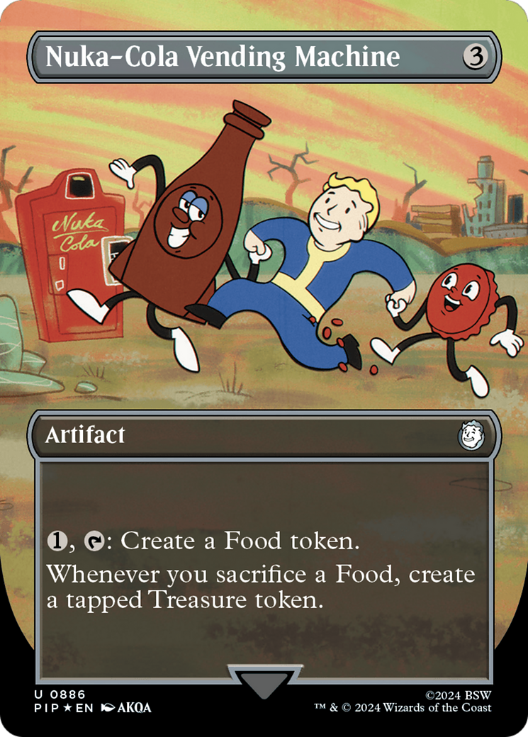 Nuka-Cola Vending Machine (Borderless) (Surge Foil) [Fallout] | Exor Games Summserside