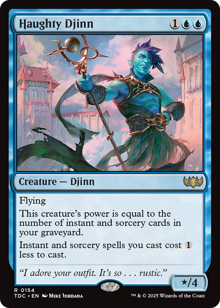 Haughty Djinn [Tarkir: Dragonstorm Commander] | Exor Games Summserside