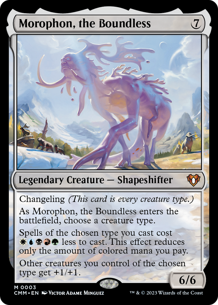 Morophon, the Boundless [Commander Masters] | Exor Games Summserside