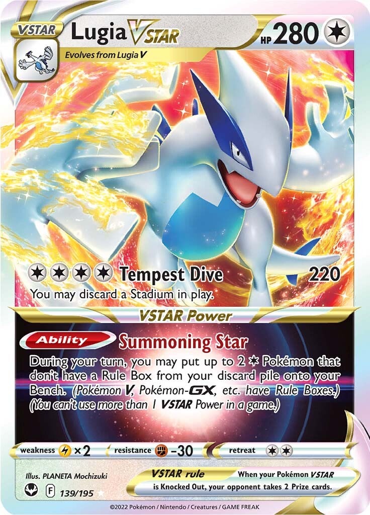 Lugia VSTAR (139/195) [Sword & Shield: Silver Tempest] | Exor Games Summserside