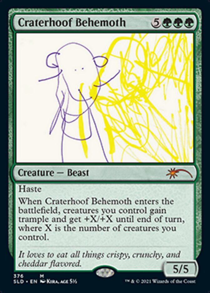 Craterhoof Behemoth (376) [Secret Lair Drop Series] | Exor Games Summserside