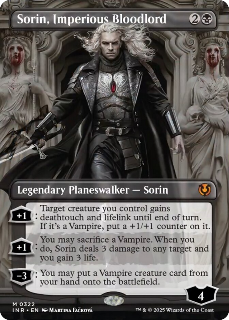 Sorin, Imperious Bloodlord (Borderless) [Innistrad Remastered] | Exor Games Summserside