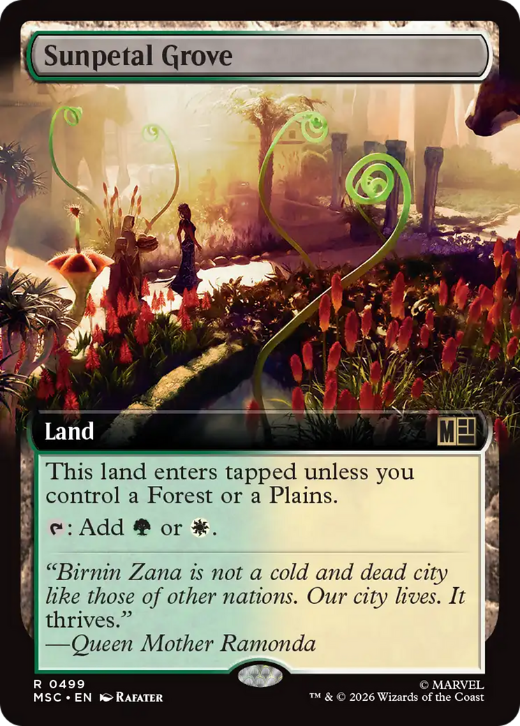 Sunpetal Grove (Extended Art) [Marvel Super Heroes Commander] | Exor Games Summserside