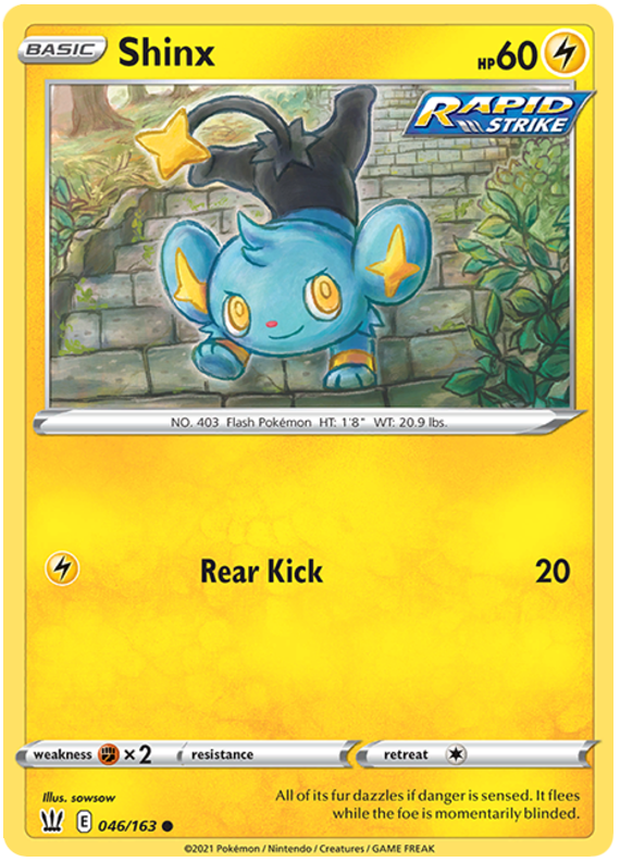 Shinx (046/163) [Sword & Shield: Battle Styles] | Exor Games Summserside