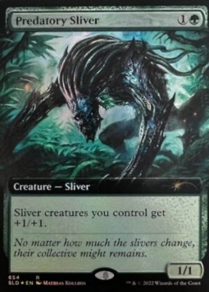 Predatory Sliver (Extended Art) [Secret Lair Drop Promos] | Exor Games Summserside