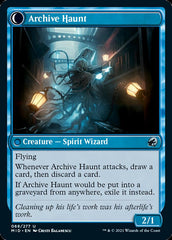 Overwhelmed Archivist // Archive Haunt [Innistrad: Midnight Hunt] | Exor Games Summserside