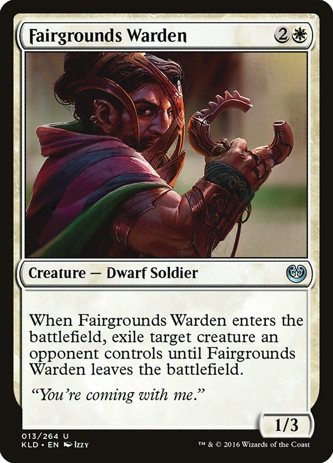 Fairgrounds Warden [Kaladesh] | Exor Games Summserside