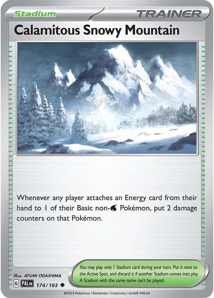 Calamitous Snowy Mountain (174/193) [Scarlet & Violet: Paldea Evolved] | Exor Games Summserside