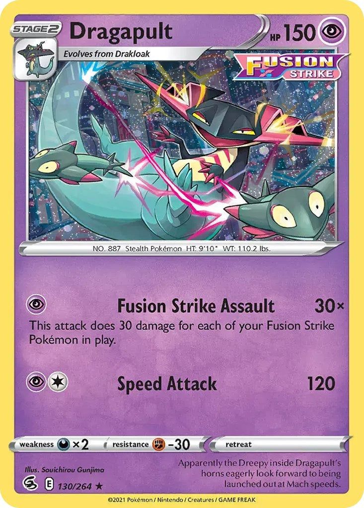 Dragapult (130/264) (Cosmos Holo) [Sword & Shield: Fusion Strike] | Exor Games Summserside