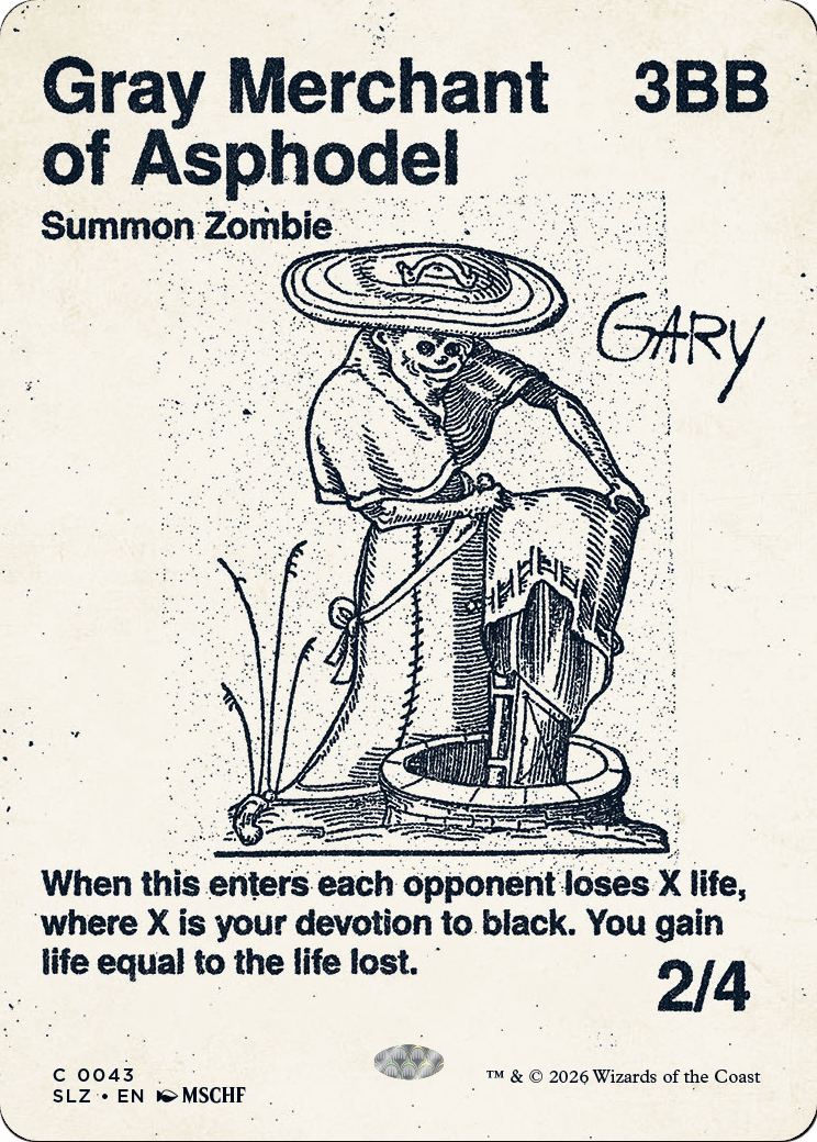 Gray Merchant of Asphodel (0043) [Secret Lair x MSCHF: The Zeta Set] | Exor Games Summserside