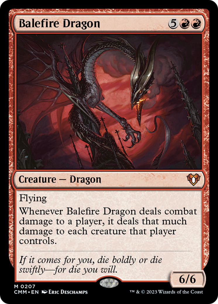 Balefire Dragon [Commander Masters] | Exor Games Summserside