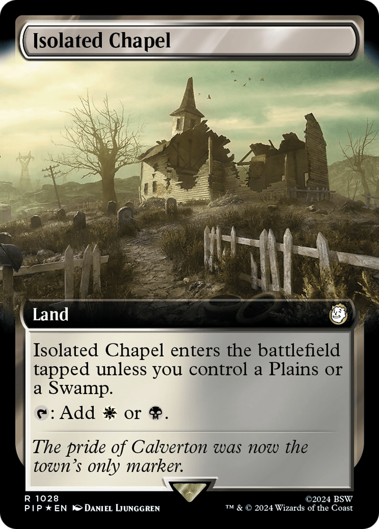 Isolated Chapel (Extended Art) (Surge Foil) [Fallout] | Exor Games Summserside