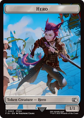 Hero (0003) // Treasure Double-Sided Token [FINAL FANTASY Tokens] | Exor Games Summserside