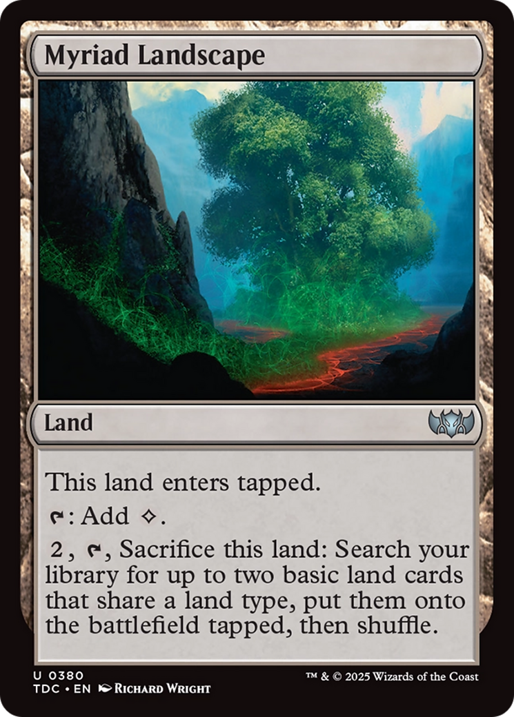 Myriad Landscape [Tarkir: Dragonstorm Commander] | Exor Games Summserside